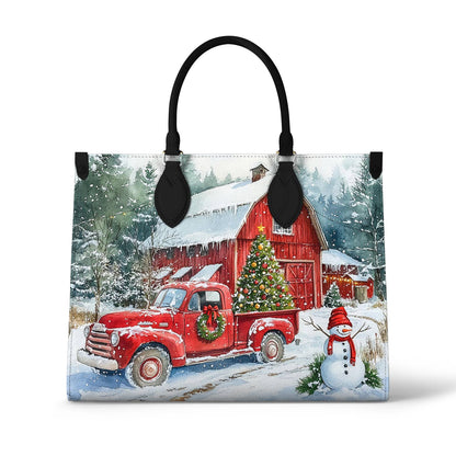 Sac en cuir brillant Festive Farm