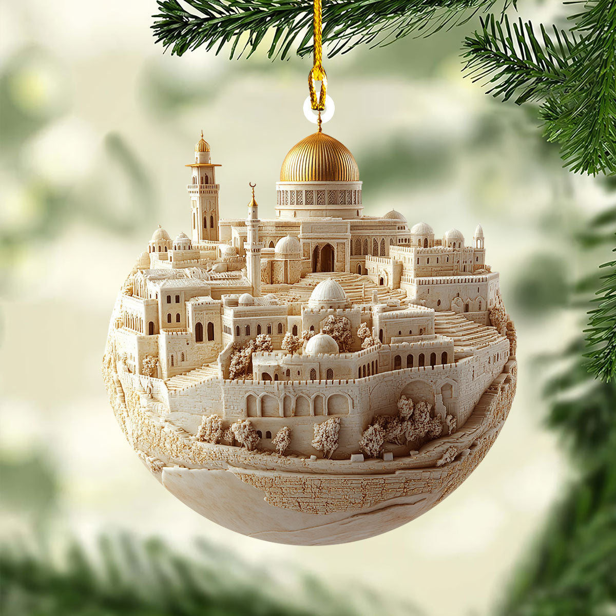 Shineful 2D Acrylic Ornament - Eternal Jerusalem City of Faith