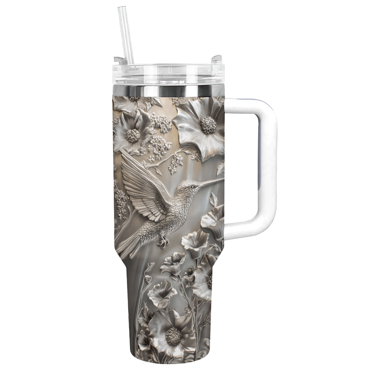 Shineful Glossy Tumbler Elegant Hummingbird