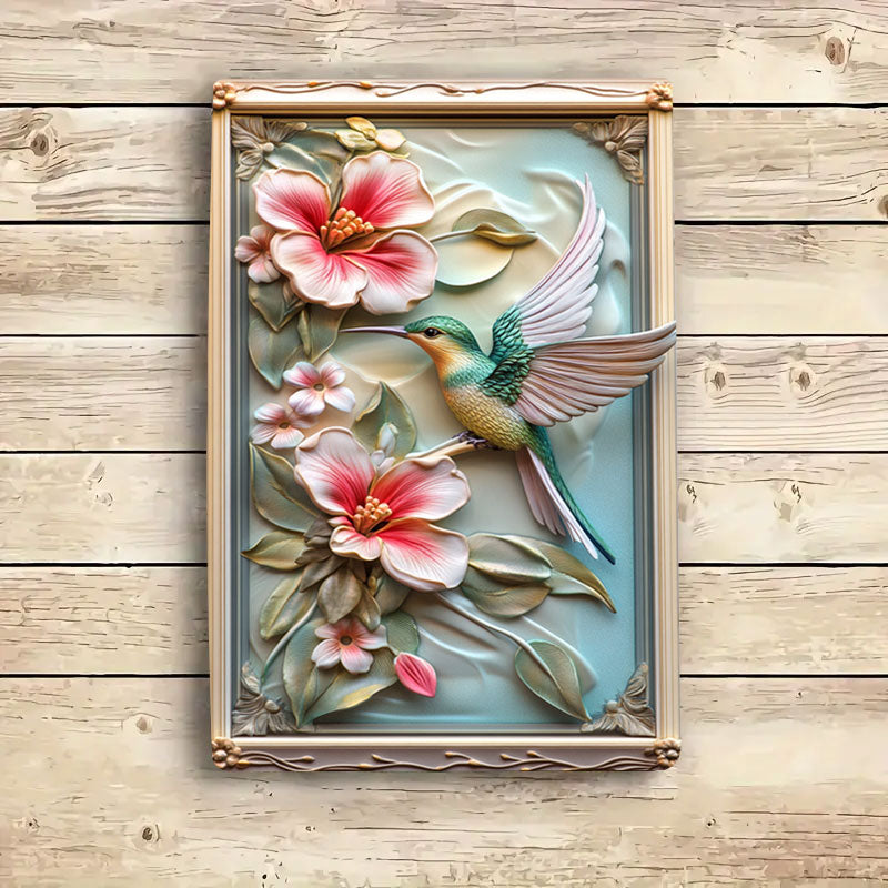 Shineful 2D Metal Sign Floral Flight