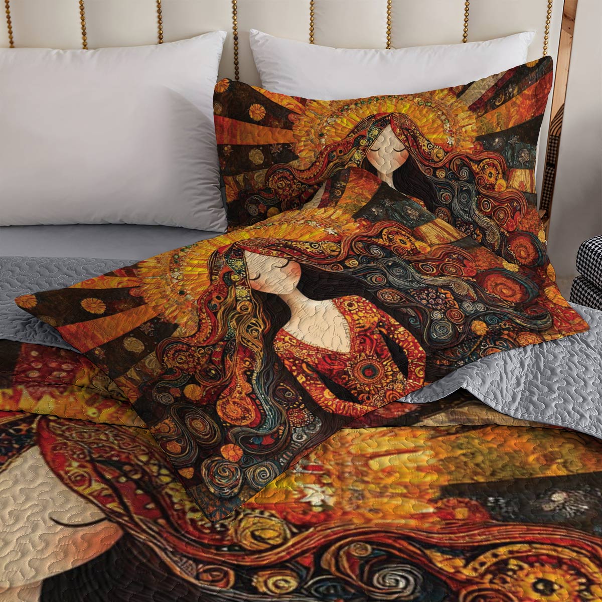 Shineful All Season Quilt 3-Piece Set Mystic Maiden