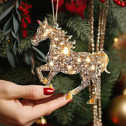 Shineful 2D Acrylic Ornament Twinkling Unicorn