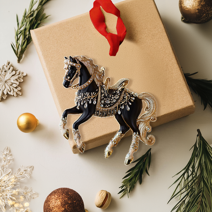 Shineful 2D Acrylic Ornament - Ebony Horse Majesty