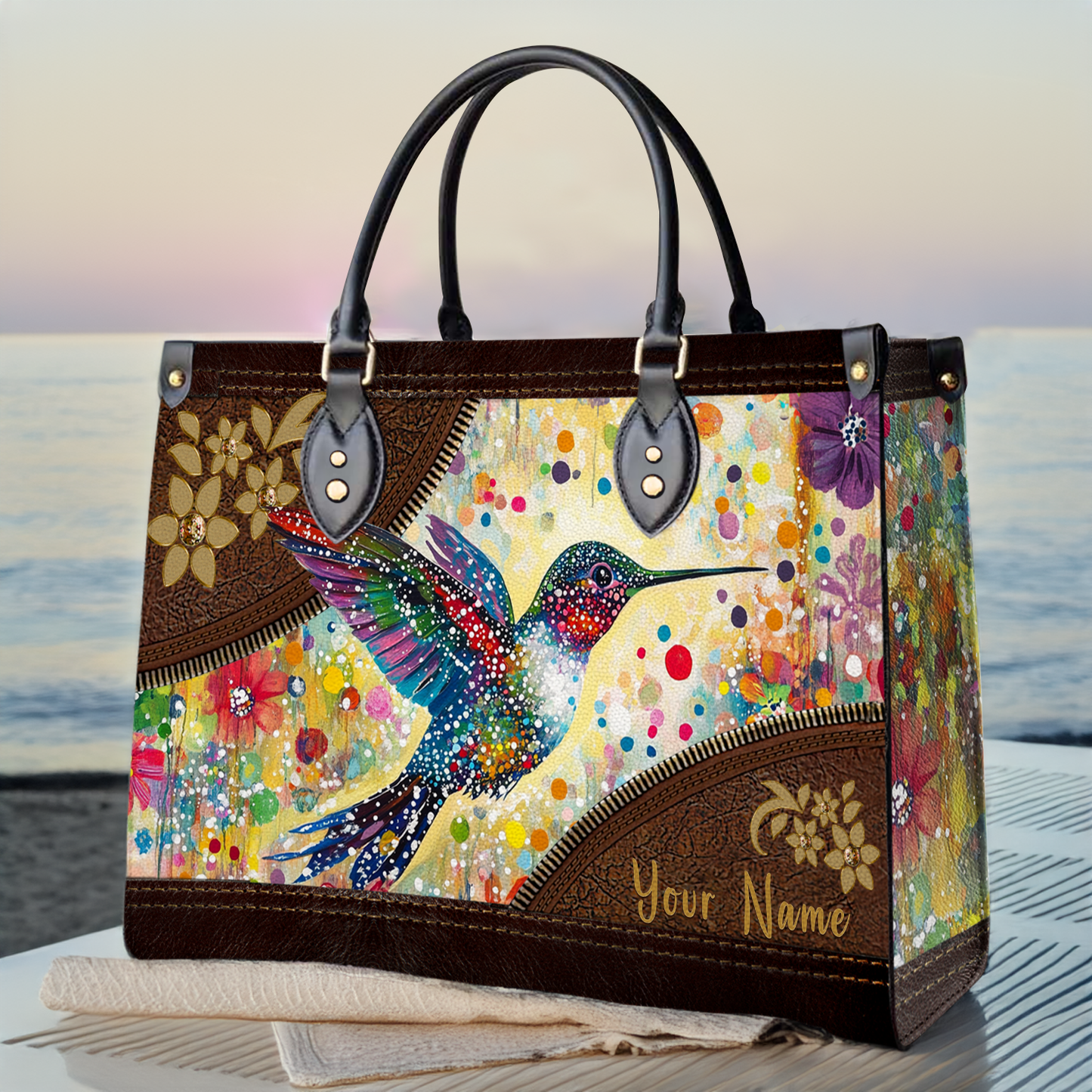 Shineful Leather Bag Hummingbird Harmony