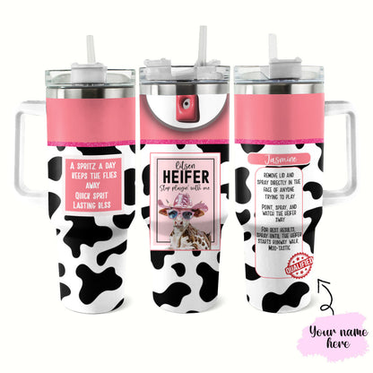 Shineful Tumbler Personalized Spritz Heifer