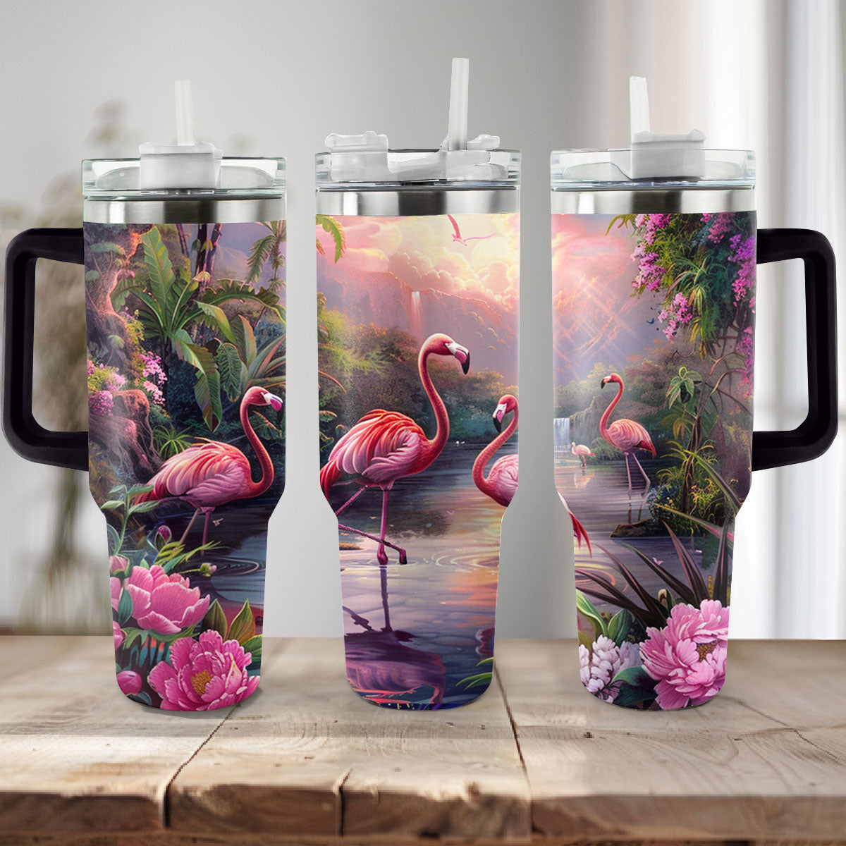 Shineful Tumbler Tranquill Flamingo