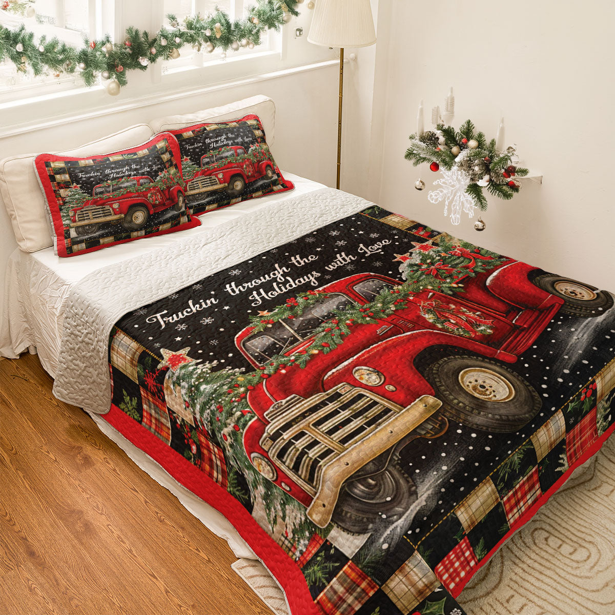 Shineful All Season Quilt 3-Piece Set Holiday Joyride