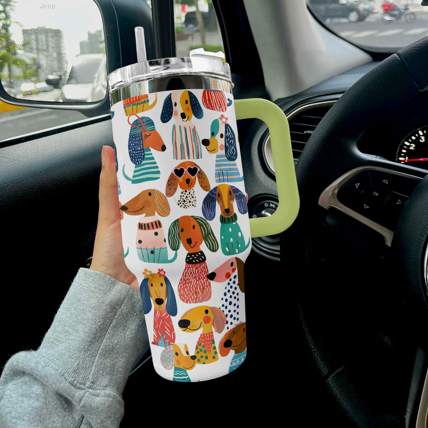 Shineful Tumbler Whimsical Dachshund