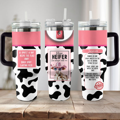 Shineful Tumbler Personalized Spritz Heifer