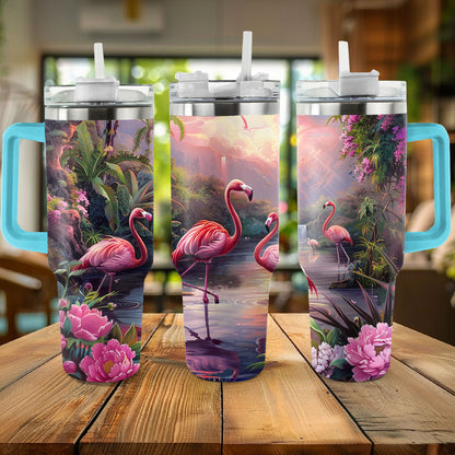 Shineful Tumbler Tranquill Flamingo