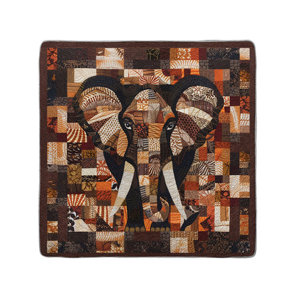 Shineful All Season Quilt 3-Piece Set Elephant Harmony