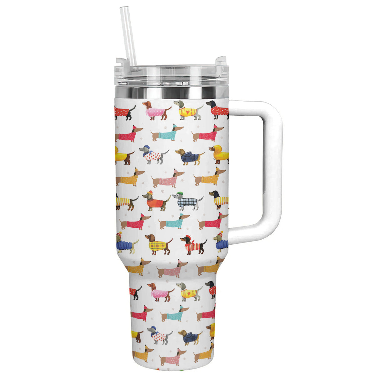 Dachshund 40 Oz Shineful™ Tumbler New Color Nl09 White 40Oz