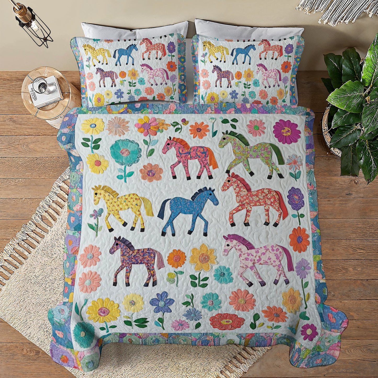 Shineful All Season Quilt 3-Piece Set Meadow Run