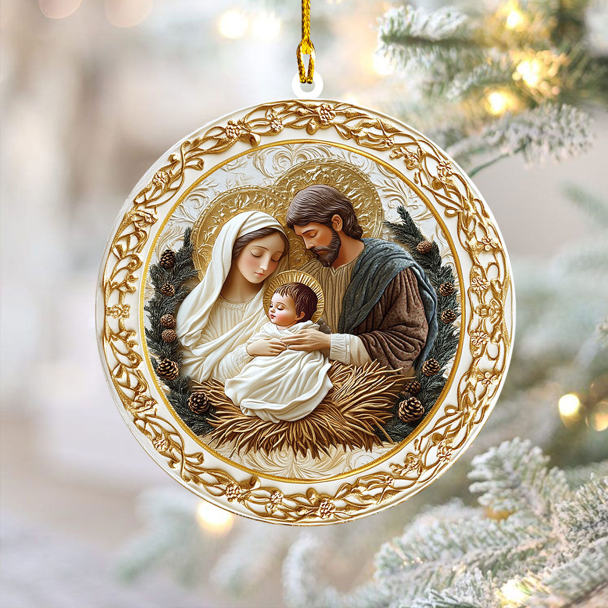 Shineful 2D Acrylic Ornament - Eternal Christmas Light