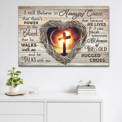 Shineful 2D Metal Sign Amazing Grace