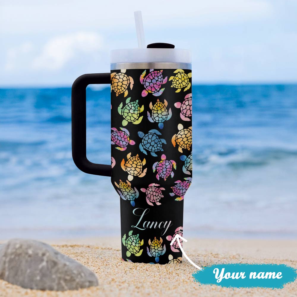 Shineful Tumbler Colorful Turtle