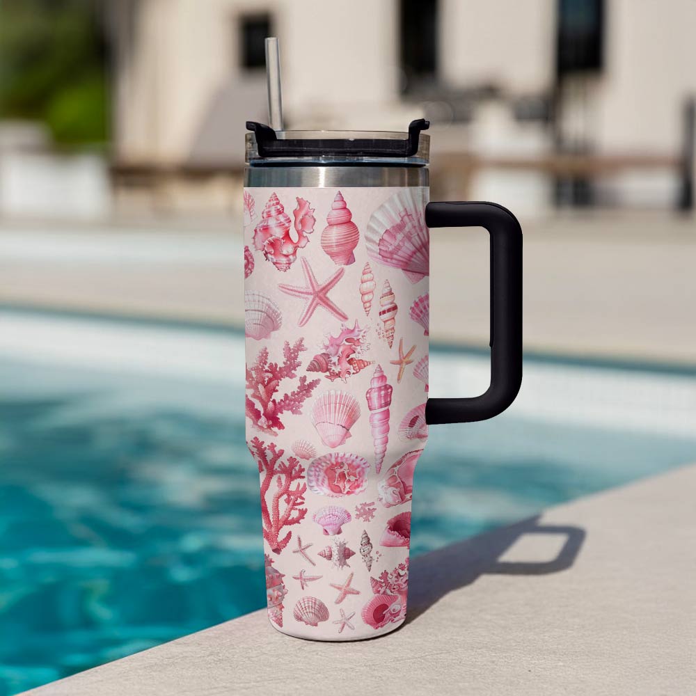 Breloque corail Shineful Tumbler rose