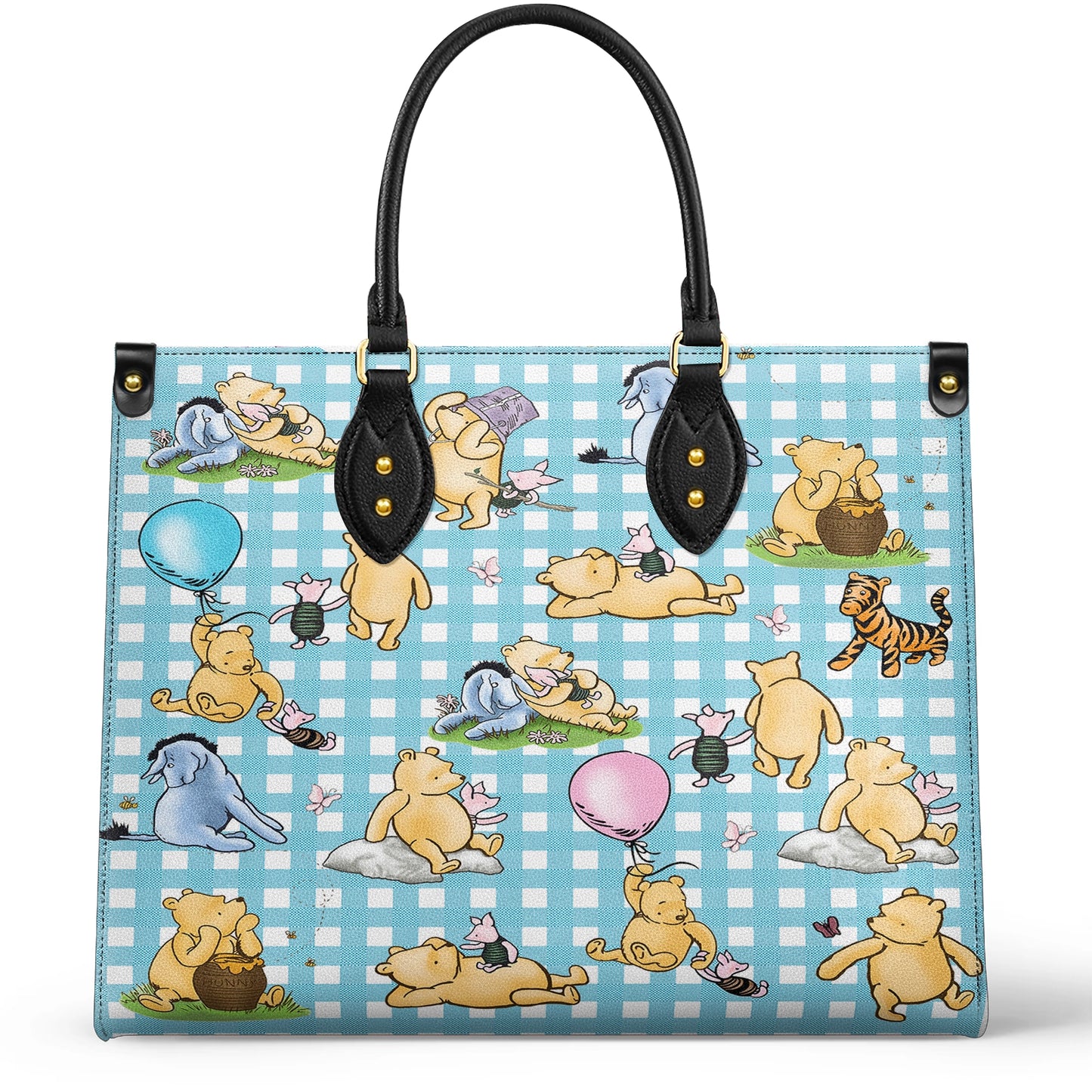 Shineful Leather Bag Winnie the Pooh Picnic