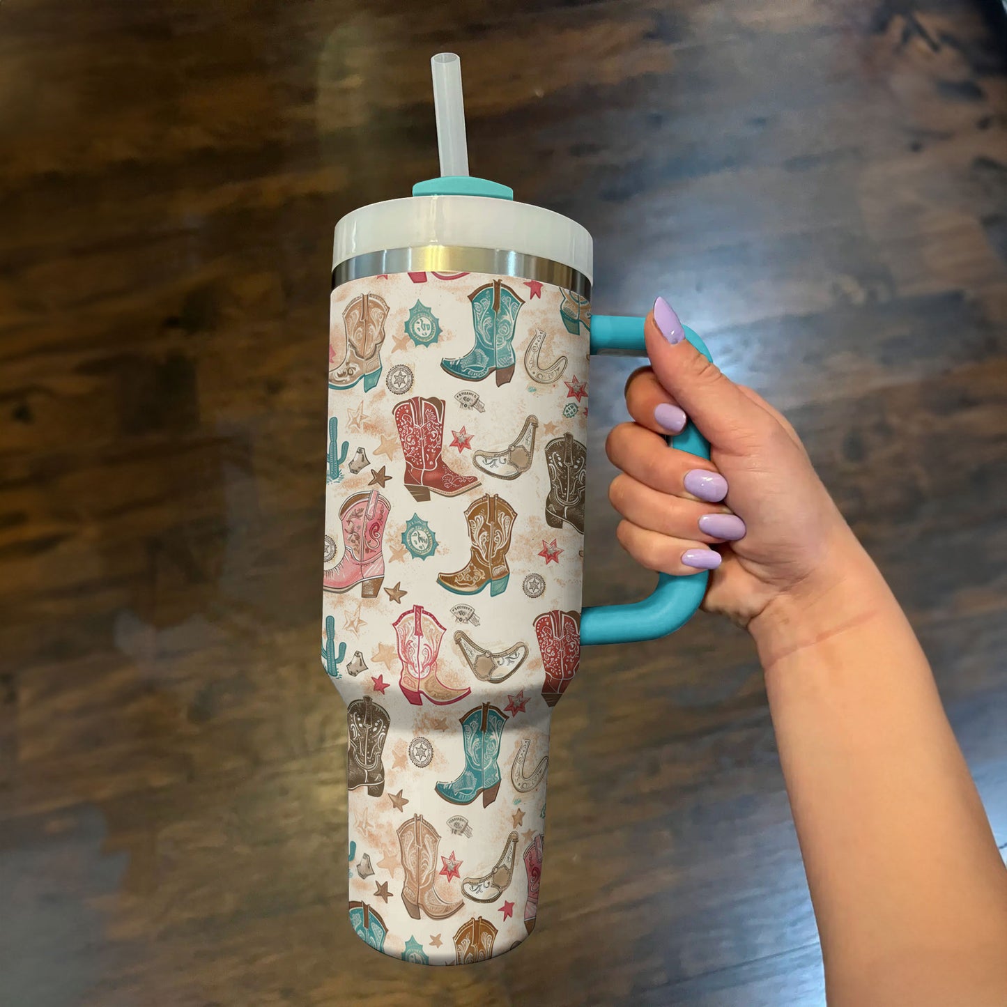 Shineful Tumbler Wild West Cowboy