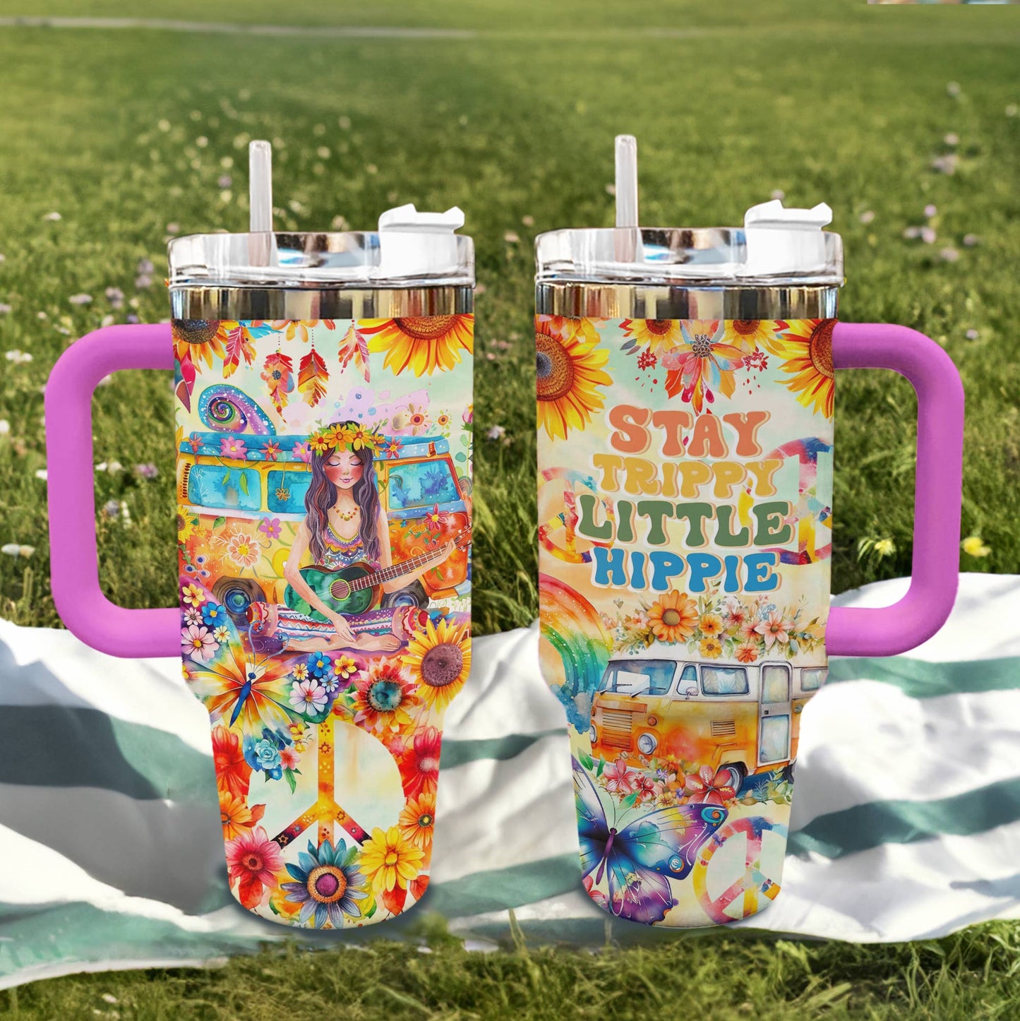 Shineful Tumbler Stay Trippy Little Hippie