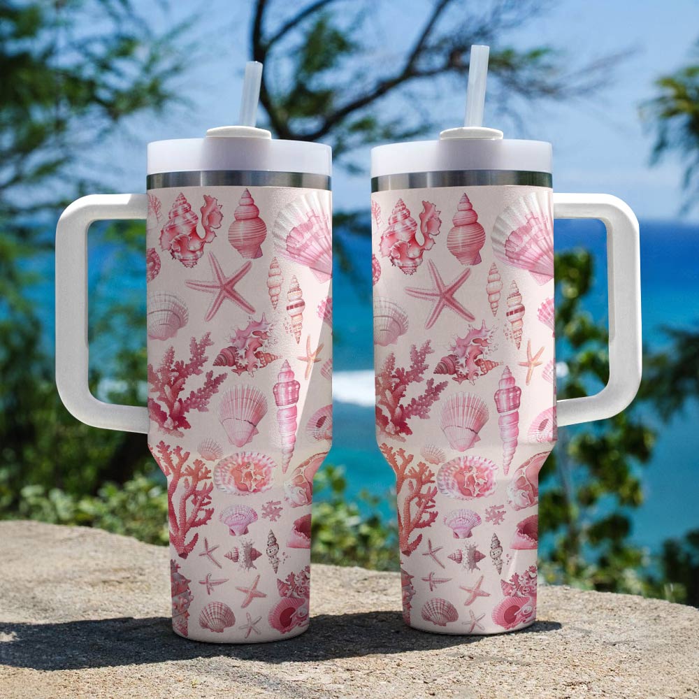 Breloque corail Shineful Tumbler rose