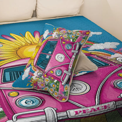 Shineful All Season Quilt 3-Piece Set - Hippie Roadtrip