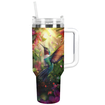 Shineful Tumbler Wildflower Wanderlust Hummingbird