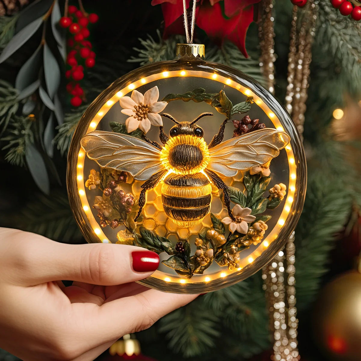 Shineful 2D Acrylic Ornament Radiant Bee