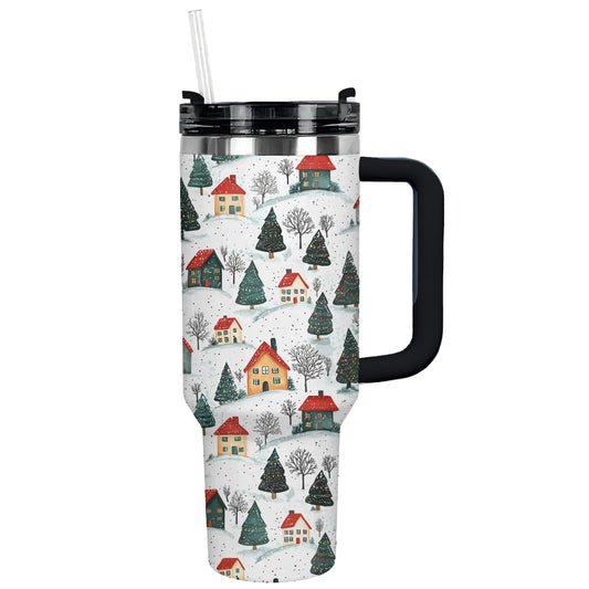 Shineful Tumbler Snowy Village