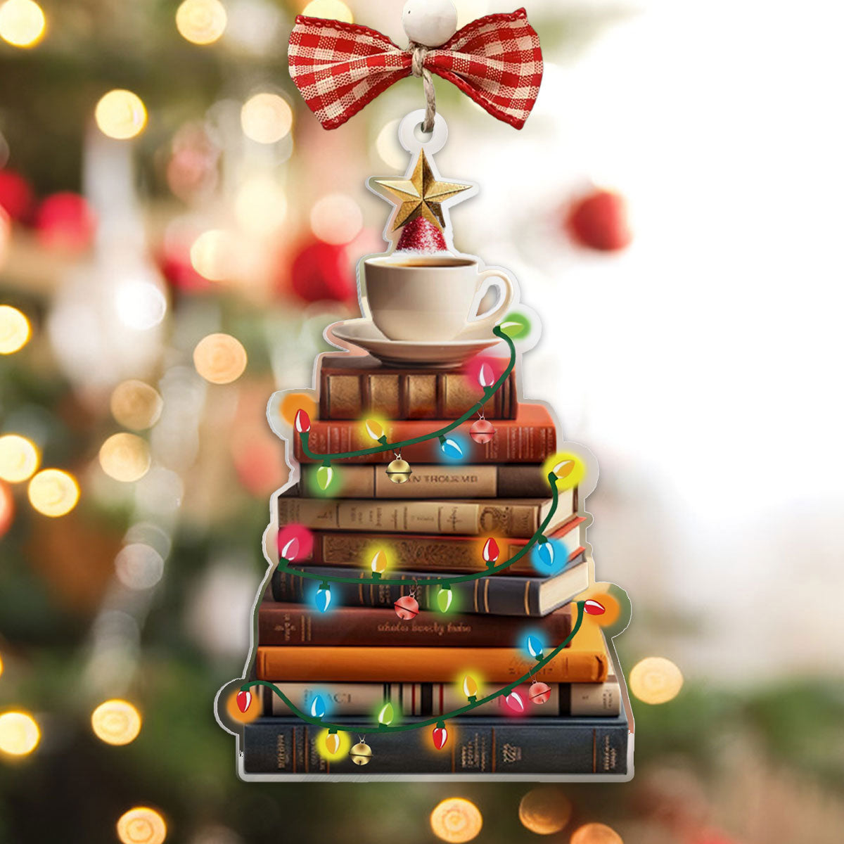 Book&Coffee Shineful® Decoration Ornament Nl09