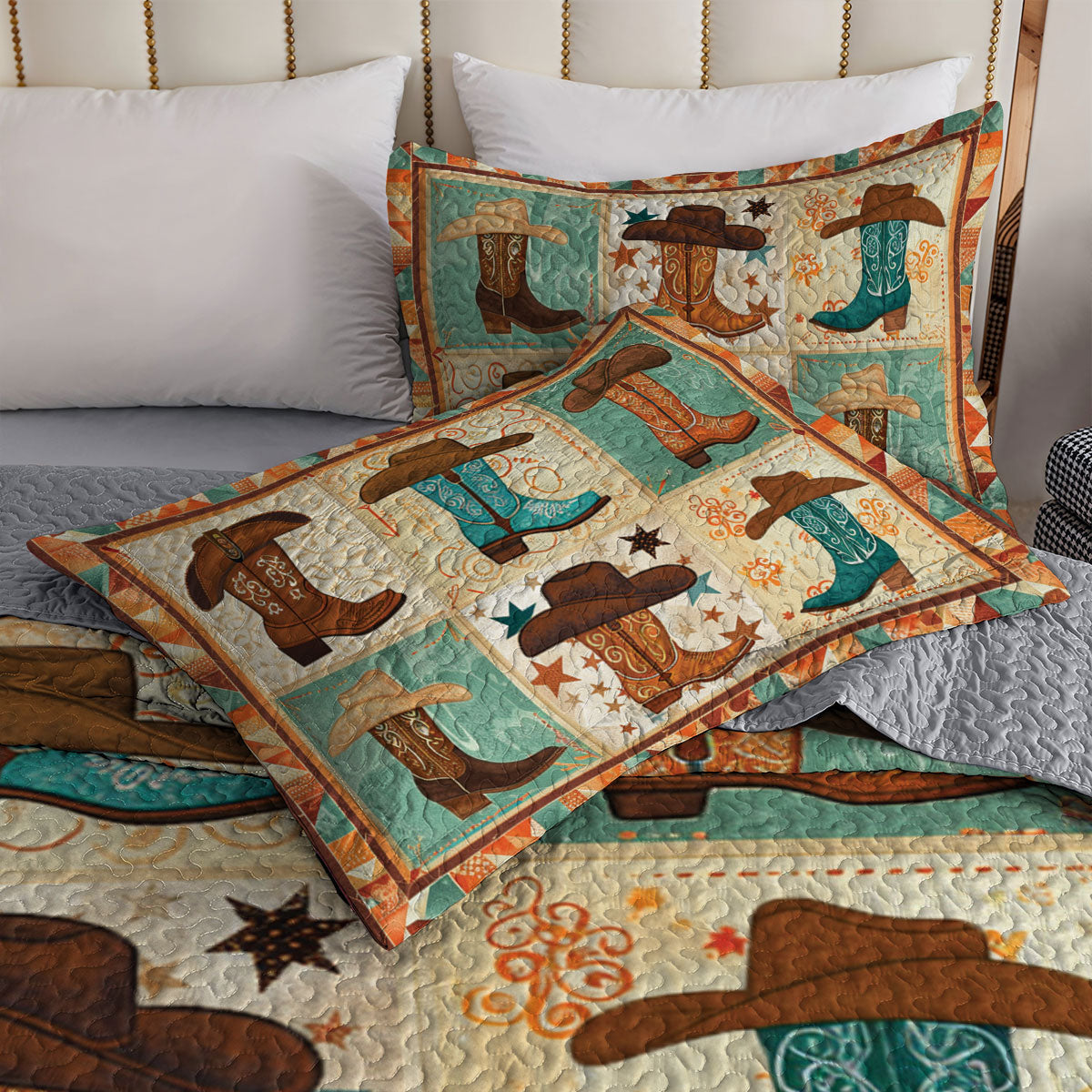 Shineful All Season Quilt 3-Piece Set Western Charm Heritage