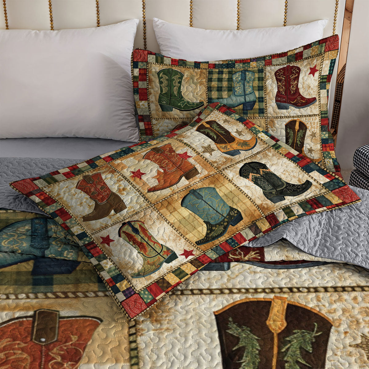 Shineful All Season Quilt 3-Piece Set Rustic Rand