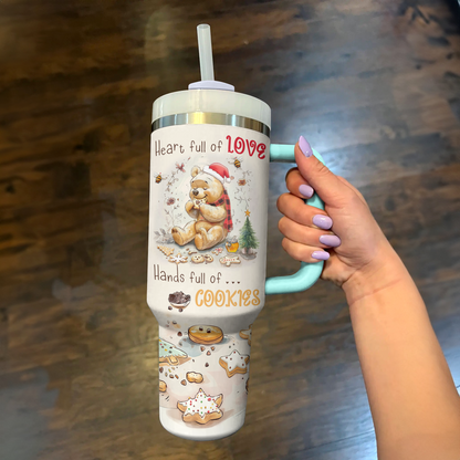 Shineful Tumbler Winnie Christmas Cookie Lover