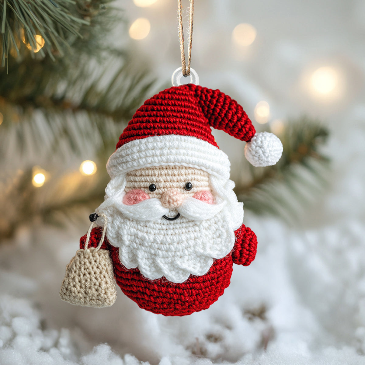 Shineful 2D Acrylic Ornament - Crochet Christmas Collection