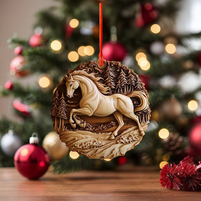 Shineful 2D Acrylic Ornament - Majestic Woodland Horse