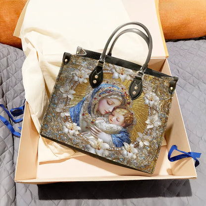 Sac en cuir brillant Holy Embrace