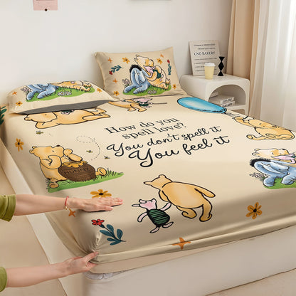 Shineful Fitted Sheet - Pooh The Love