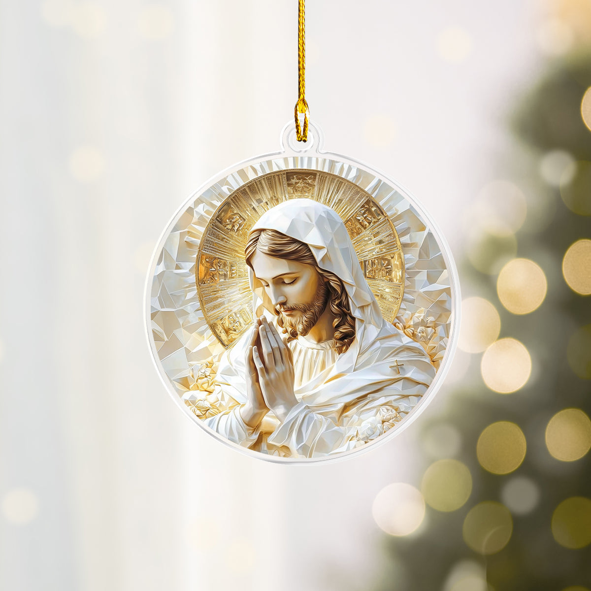 Shineful 2D Acrylic Ornament - Sacred Jesus Prayer