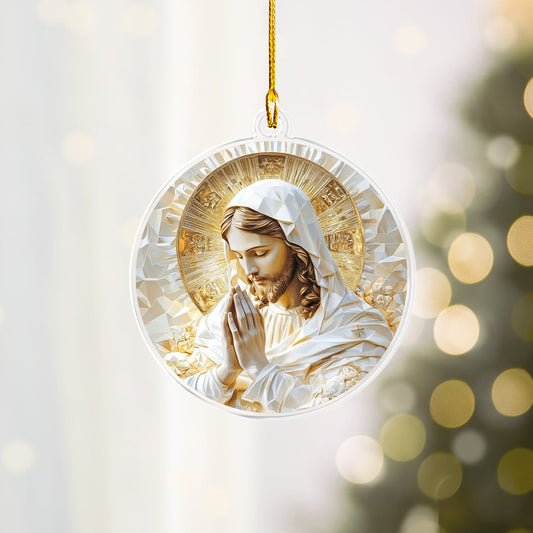 Shineful 2D Acrylic Ornament - Sacred Jesus Prayer