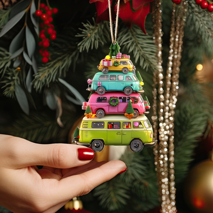 Shineful 2D Acrylic Ornament - Merry Camper