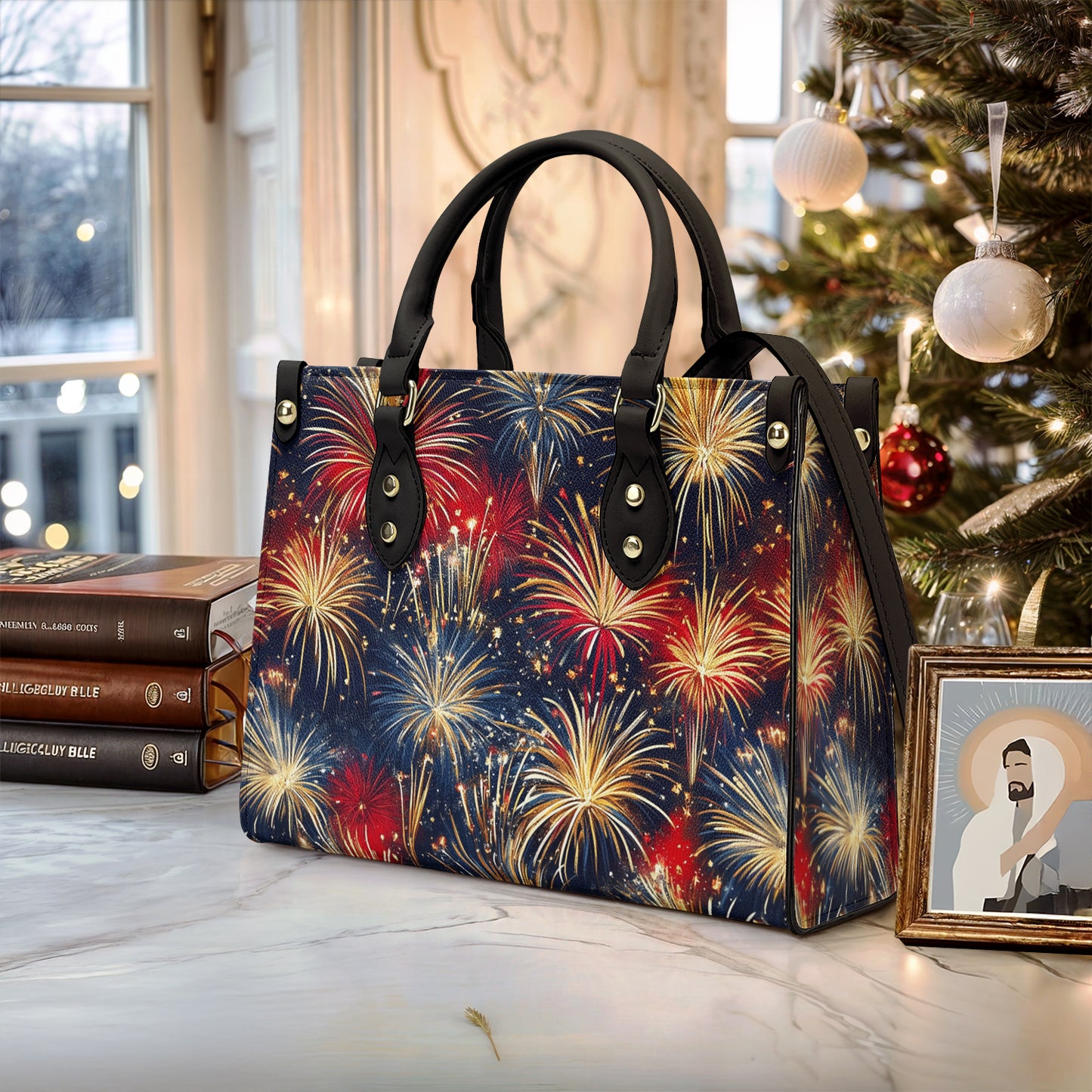 Shineful Leather Bag Firework Glam