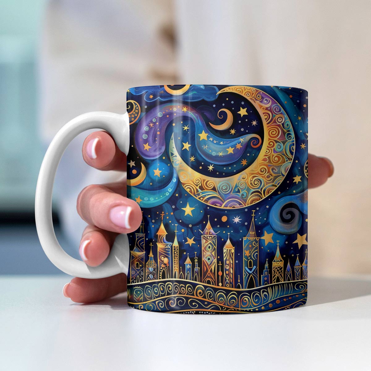 Shineful Ceramic Mug Starry Night