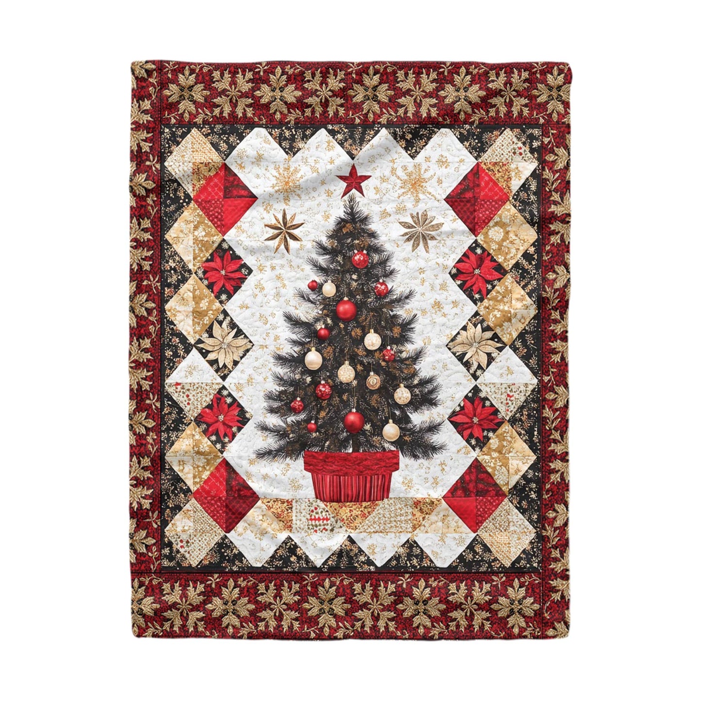 Shineful Fleece Blanket Christmas Tree