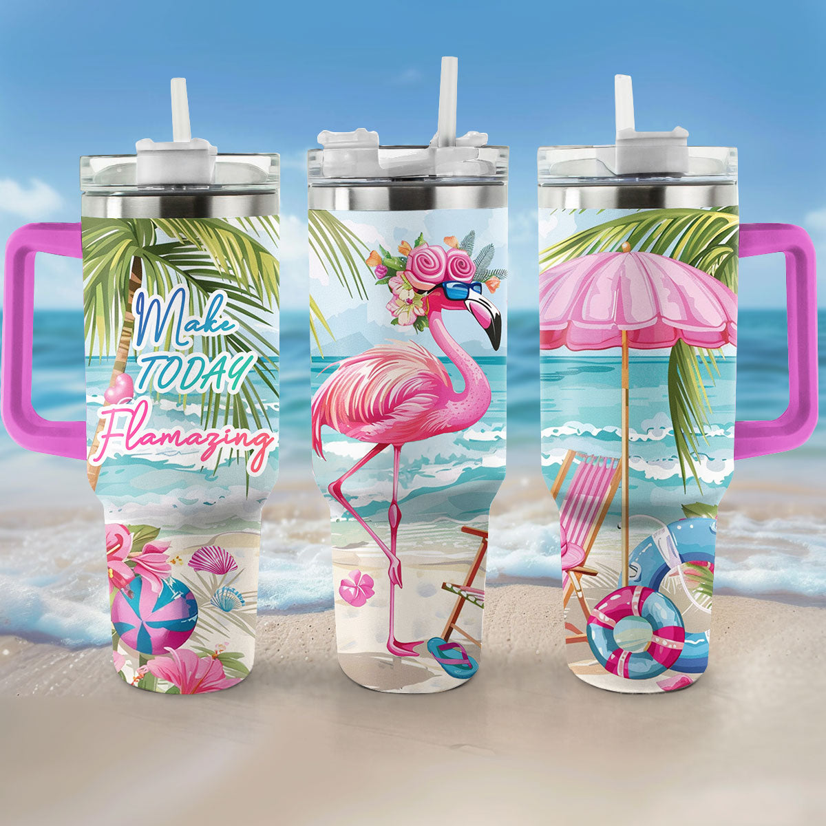 Shineful Tumbler Flamazing Flamingo