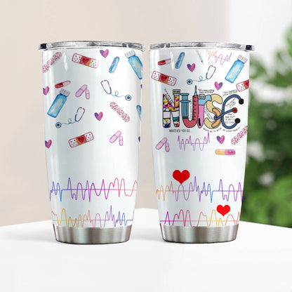 Shineful 20oz Tumbler Nurse Colorful