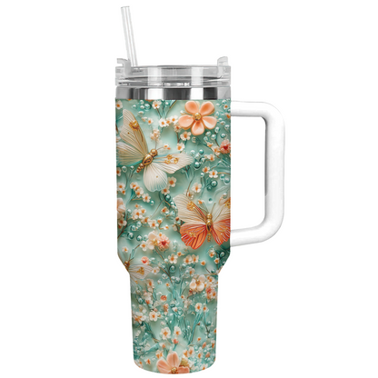 Shineful Tumbler Butterfly Garden Bliss 🌸