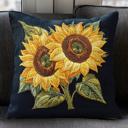 Shineful Pillow 2D Flat Print Sunflower Radiance