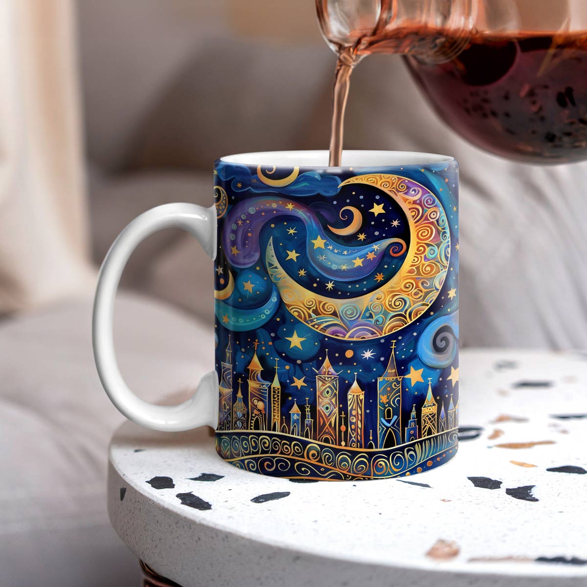 Shineful Ceramic Mug Starry Night