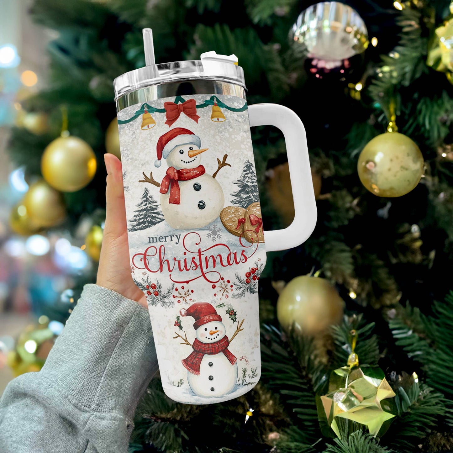 Shineful Tumbler Snowy Christmas