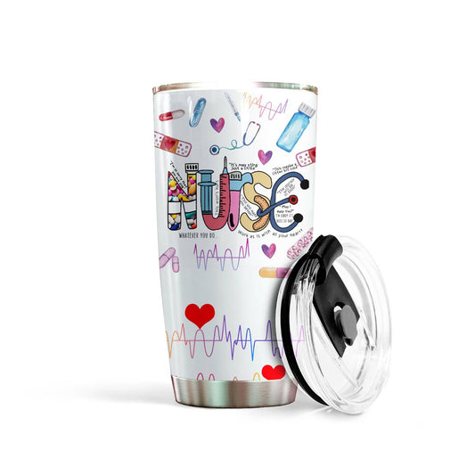 Shineful 20oz Tumbler Nurse Colorful